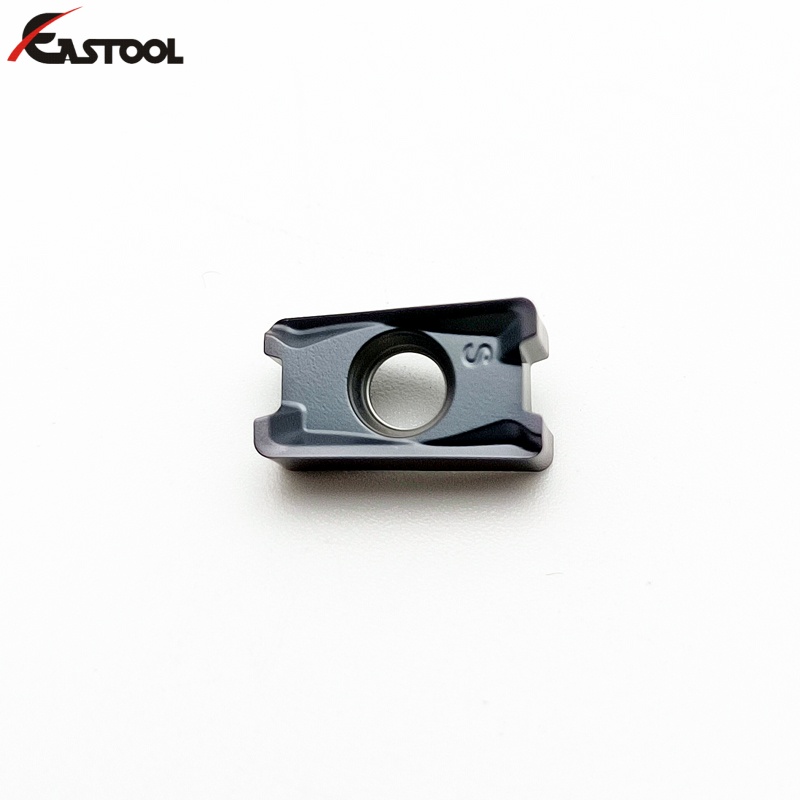 銑刀 4-11 LNPU110408SRGE/LNPU110412SRGE 帶 PVD 涂層的碳化鎢銑肩刀片 - 細節圖 01