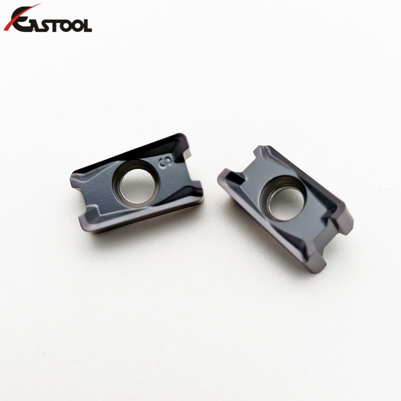 銑刀 4-11 LNPU110408SRGE/LNPU110412SRGE 帶 PVD 涂層的碳化鎢銑肩刀片 - 細節圖 02