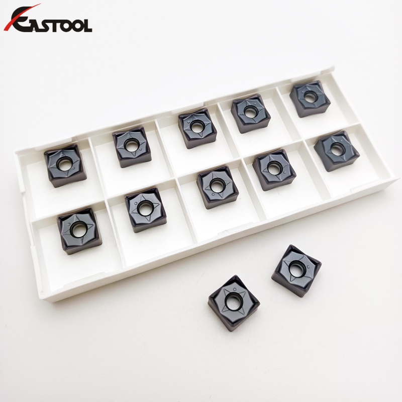 車床硬質(zhì)合金可轉(zhuǎn)位面銑刀片 SNMU130508，帶 PVD 涂層 - 細節(jié)圖 03