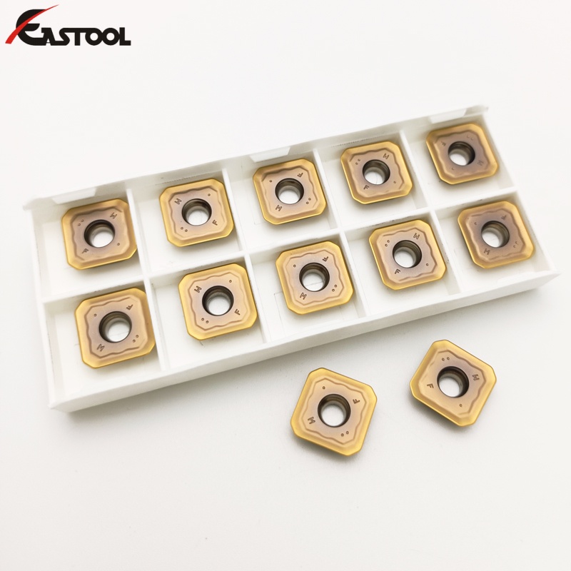 車床硬質合金 CNC 銑削刀片 SEET12T308 適用于平面銑刀 - 細節圖 03